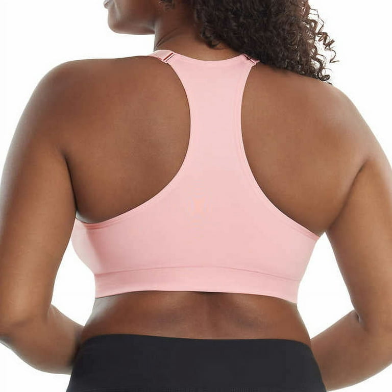 PUMA Women Sports Bra, 3-Pack (Light Pink/Gray/Black, Medium