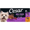 thumbnail image 2 of Cesar Filets in Gravy Beef and Chicken Flavors Wet Dog Food, 1.76 oz Mini-Pouches, 20 Ct, 2 of 10