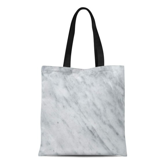 POGLIP Canvas Tote Bag Gray Abstract Natural Marble Raw Antique Architecture Carrara Construction Reusable Shoulder Grocery Shopping Bags Handbag