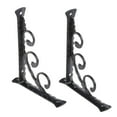 thumbnail image 1 of SUGARMOM 2 Pieces Wall Mounted Metal Brackets Heavy Duty Reinforced Shelf Brackets, 1 of 17
