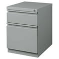 thumbnail image 4 of Pemberly Row 20"D Mobile Pedestal File 2-Drawer Filing Cabinet Box/File - Silver, 4 of 7