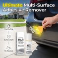 thumbnail image 2 of Easy-Use Glue & Tape Residue Cleaner, Powerful Sticker Remover Spray with Scraper, Multi Purpose Fast-Acting Adhesive Remover for Cars, Glass, Plastic, Metal, 2 of 8