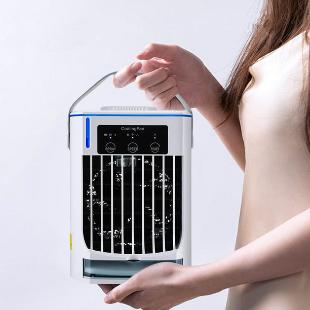 Ventilador Portátil Del Aire Acondicionado Del USB, Ahorro De Energía Silencioso Inalámbrico Del Aire Acondicionado Portátil Para Acampar