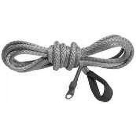 KFI Products Synthetic ATV Winch 12' PLOW Cable (SMOKE) by 3/16" 12'