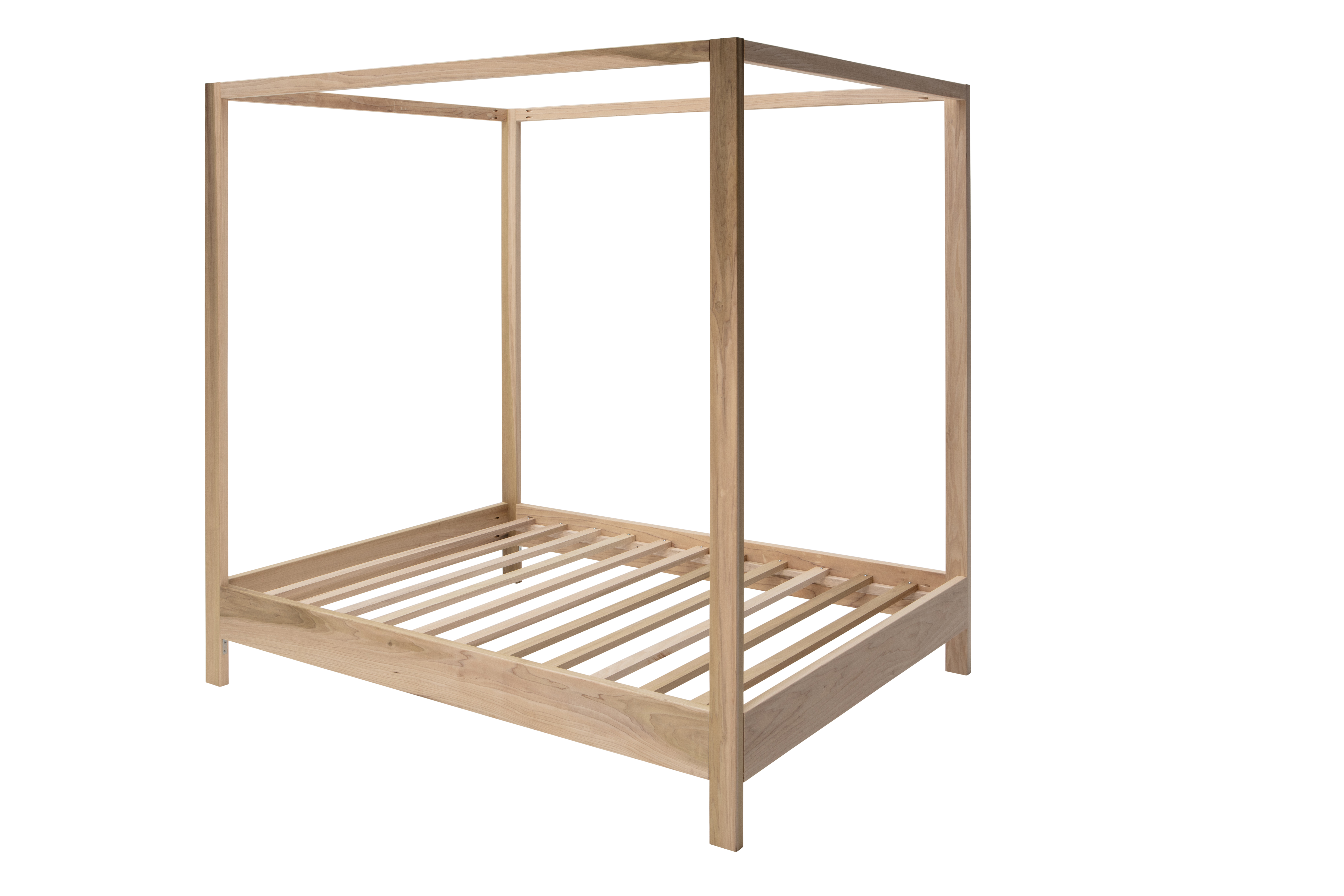 American Furniture Classics Model FULL CANOPY Full Size Canopy Bed with Raised Platform