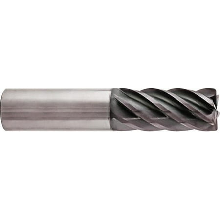 

Niagara Cutter 1/2 Diam 6 Flute Single End Solid Carbide 0.03 Corner Radius End Mill AlTiN 3 OAL 1-1/4 LOC 1/2 Shank Diam 38° Helix RH Cut RH Flute Centercutting