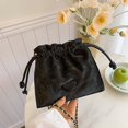 thumbnail image 4 of Bolso pequeño con cadena y cordón de estilo occidental, estilo coreano, para mujer, verano 2025, nuevo bolso tipo cubo con todo incluido para mujer, 4 of 5