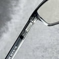 thumbnail image 4 of Men'S and Women'S Blue Transparent Lens Glasses - Relieve Eye Strain and Vertigo from Screens, Including Computers, mobile Phones and Gaming Equipment, Fashion Glasses, 4 of 6