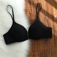 thumbnail image 3 of MEICHEN No Underwire Push Up Tshirts Bras Solid Thin Full Coverage Bralettes Sexy Seamless Underwear for Women, 3 of 4