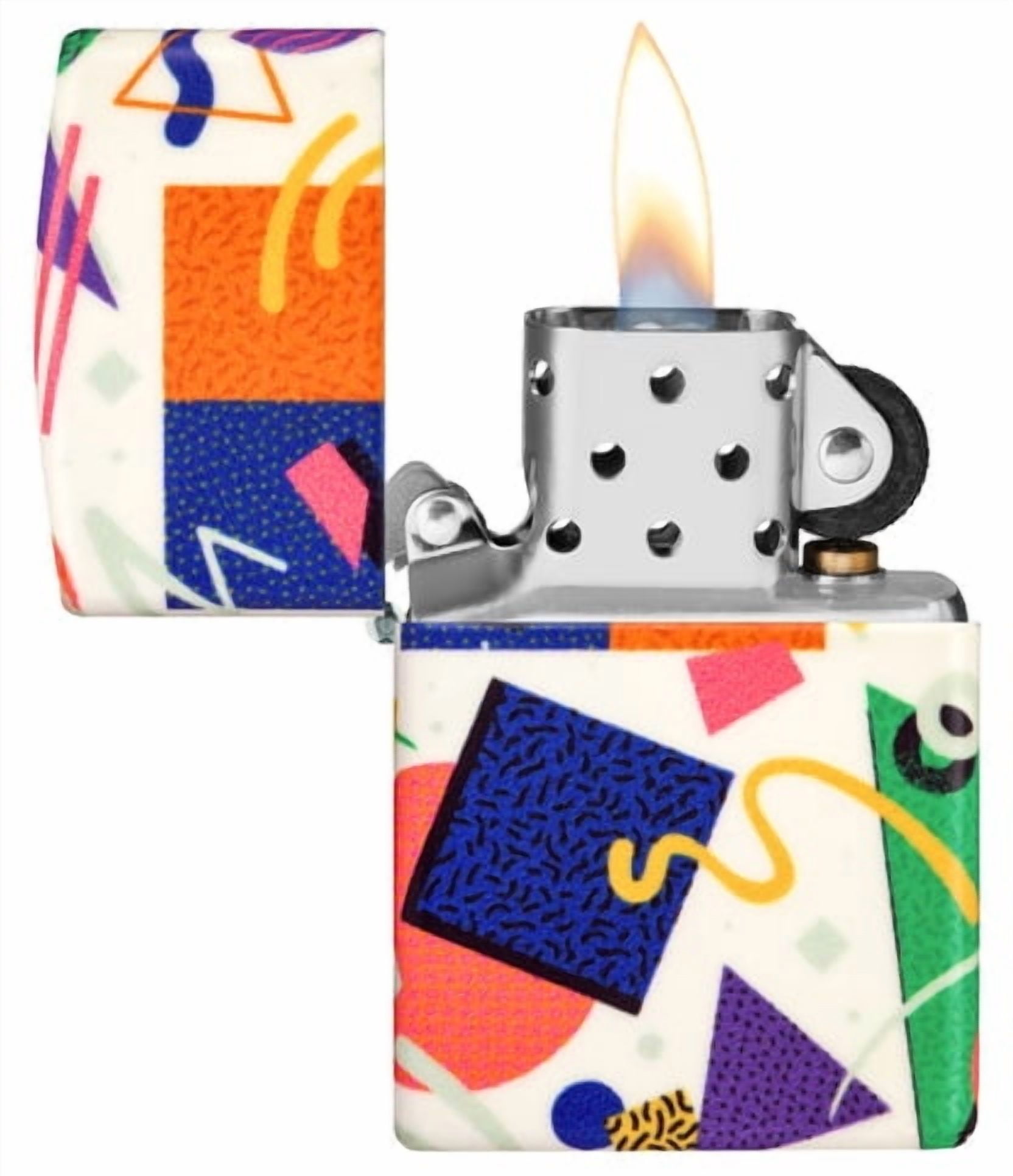 Zippo Lighter - Customized Engraved Message Windproof 80'S Pattern Design 46286