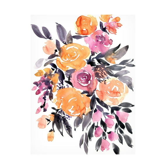 Trademark Fine Art Rosana Laiz Blursbyai Paloma bouquet Canvas Wall Art