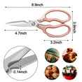 thumbnail image 2 of Kitchen Scissors,Multi-Purpose Kitchen Shears,Heavy Duty Dishwasher Safe Food Scissors,Non Slip Stainless Steel Sharp Cooking Scissors for Kitchen,Chicken,Poultry,Fish,Meat,Herbs, 2 of 6