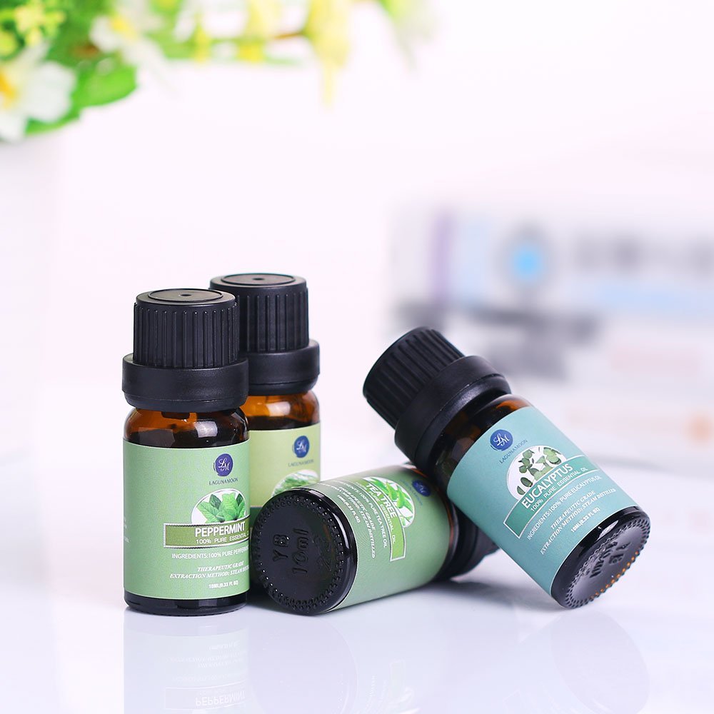 Essential Oils Gift Set,Top 6 Aromatherapy Oils Orange Lavender Tea Tree Peppermint Eucalyptus Lemongrass - image 2 of 7