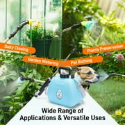 Garden Sprayer,GOCHIFIX 2.11 Gallon/8L Electric Backpack Sprayer with 4 Mist Nozzles,6 Spray Modes,Retractable Wand Adjustable Shoulder Strap for Lawn, Garden, Yard,Blue