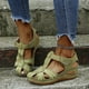 thumbnail image 1 of Moda Mujer Slide Hollow Out Sandalias cómodas Slope Heel Beach Casual Shoes Wmkox8yii  sa565, 1 of 9