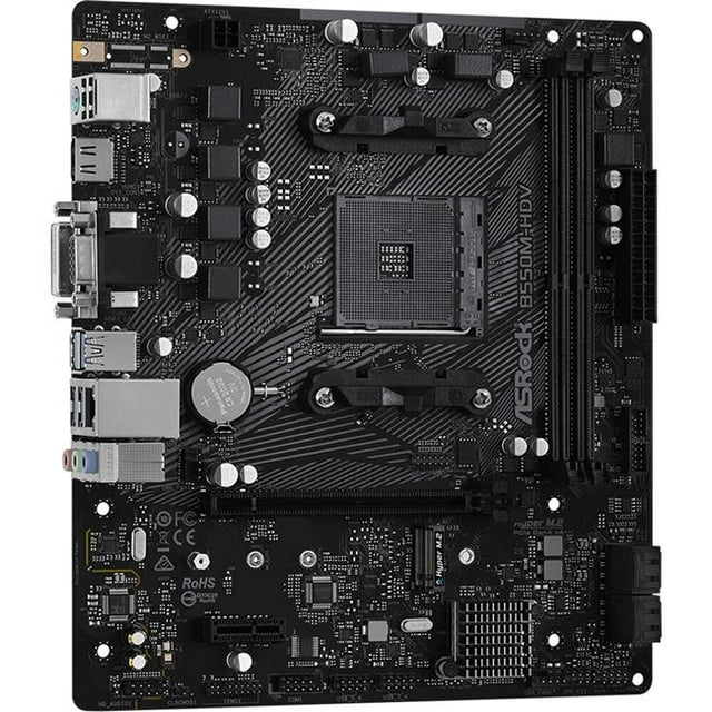 MB AMD AM4 Ryzen B550 Maximum 64GB DDR4 Micro ATX Motherboard