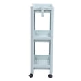 thumbnail image 1 of Adjustable Multifunctional Shelving Unit 3 Tier, Large Storage, Prevent Dropping, Convenient Access, Deep Baskets, Bathroom, Kitchen, Living Room, 1 of 7
