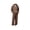Brown, variant on Plus Size Sweatsuits for Men Stylish Half Zip Long Sleeve Drawstring Hoodie & Wide Leg Sweat Pants Suit Fashion Solid Color Lounge Sets 2‑Piece Set with Pockets Dark Gray S