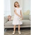 thumbnail image 2 of Arshiner Toddler Dress Girls Backless Tiered Summer Dresses Cute Swing Beach Sundress with Pockets, 2 of 5