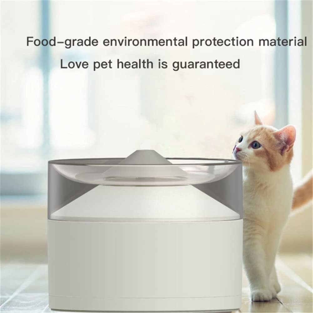 Automatic Cats Water Bowl Fountain for Pets Dog Water Dispenser Large Drinking Bowl Cats Drink (Color : Blue) (White)