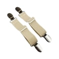 thumbnail image 3 of Sandalias de zuecos anchos y desmontables con correas elásticas para zapatos para hombre, zapatillas deslizantes anti-sueltos Beige, 3 of 8