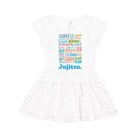 

Inktastic Live Dream Jujitsu Gift Toddler Girl Dress