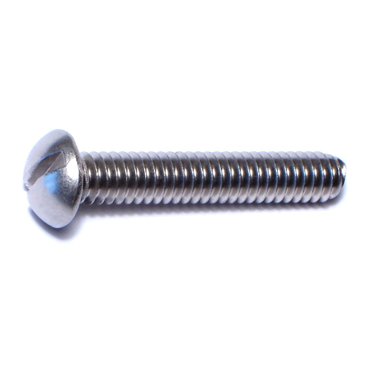 1/4-20 x 1-1/2" Slotted Round Head Machine Screws Stainless Steel 18-8 Qty 100 