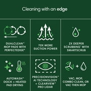iRobot Roomba Plus 505 Combo Robot Vacuum and Mop & AutoWash Dock - Extending Spinning Mop Pads, Self-Empties, Pad Washing & Heated Drying, Self-cleaning, Recognizes & Avoids Obstacles, LiDAR