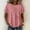 Hot Pink, variant on SEMPAI Cotton Linen Shirts for Women Summer 2026 Boho Retro Embroidered Tops Short Sleeve Dressy Casual Blouses Loose Tunics