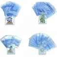thumbnail image 2 of 100 Pack Clear PVC Jewelry Pouches, Zipper Bags for Earrings and Accessories, 5 x 7 cm, TIKA, 2 of 9