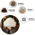 thumbnail image 6 of Womens Winter Faux Fur Bucket Hat, Fur Hat For Women & Warm Faux Mink Plush Design, Fluffy Fisherman Fuzzy Bucket Hat for Cold Weather Protection, 6 of 7