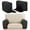 Black:2 pcs, variant on Ikoopy 2 Pack Water Resistant Armrest Cover for Chair and Sofa Couch Arm Cover with 3 Pocket for Phone Sofa Arm Protector for Pet Cat