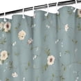 thumbnail image 3 of Pioneer Flower Floral Print Pattern Shower Curtain 36"x72" ,Bathroom Decorative Shower Curtains Set with 12 Hooks,Modern Waterproof Washable Shower Curtain, 3 of 6