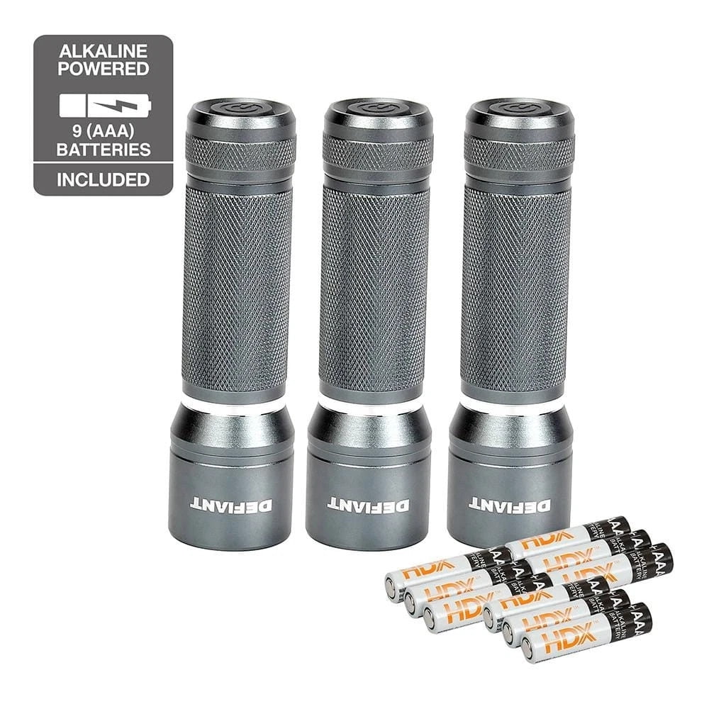 Defiant 300 Lumens Aluminum Flashlight (6-Pack)