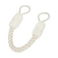 thumbnail image 1 of Manija de puerta con cuerda para tirar, puerta portátil para perros, tope de bloqueo, protección contra pellizcos de dedos Blanco, 1 of 9
