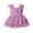 Purple, variant on YTDSCS Baby Kids Girls Lace Dress Short Sleeve Tulle Princess Dresses Toddler Summer Ruffle Party Gowns Sundress for Girls 6M - 6T
