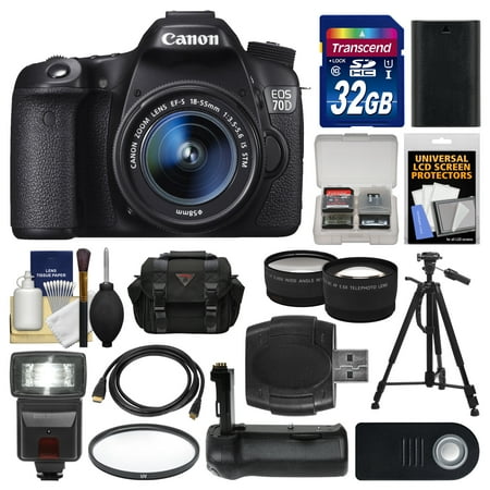 Camera Body - Factory Refurbished with 32GB Card + Case + Tripod + Kit