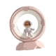 thumbnail image 5 of Lámpara de mesita de noche con luz nocturna, tres colores, decorativa, USB, moderna, para mesita de noche. rosa, 5 of 9