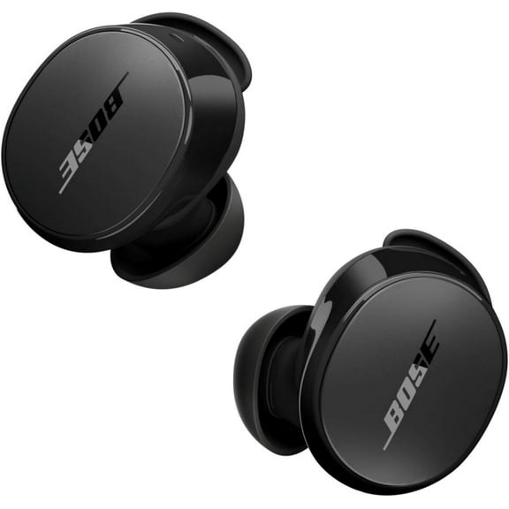 QuietComfort Bluetooth Earbuds, True Wireless Earbuds with Active Noise Cancellation and Mic, Deep Bass, IPX4 Rating, Up to 8.5 Hours of Playtime, Black