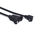 thumbnail image 2 of HUGFEGWE Câble d'Extension USB 0,3m, Angle vers le Haut 90°, Rallonge à Vis CJ25311-4205, 2 of 5