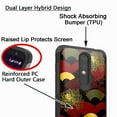 thumbnail image 3 of DALUX MetKase Hybrid Slim Phone Case Compatible with Coolpad Legacy Brisa (2020) - Oriental Fan, 3 of 3