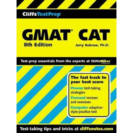 CliffsTestPrep GMAT AT (Computer-Adaptive Graduate Management Admission Test) (Cliffs Test Prep GMAT CAT), Used [Paperback]