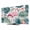 Pink, Green, White, variant on TV Cover Indoor, Flamingo Stretch TV Dust Cover Television Screen Protector, Vintage Summer Palm Leaves Tropical Botanical Elastic Polyester Display Covers, Monitor Slipcover for LED LCD TVs 24 Inch