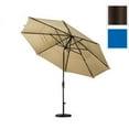 thumbnail image 1 of 11 Pieds Aluminium Marché Umbrella Collier Inclinaison DV Bronze/pacifica/bleu Pacifique, 1 of 2