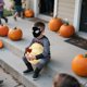 thumbnail image 4 of Decoraciones de Halloween, adornos de Halloween, regalos de Halloween, almohada de calabaza, muñeca de juguete, muñeca de calabaza, cojín, muñeca títere, regalo de Halloween, tela, calabaza, almohada, 4 of 6