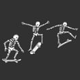 thumbnail image 2 of Women's Lost Gods Skeleton Skateboard Graphic T-Shirt, 2 of 4