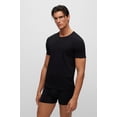 thumbnail image 2 of Camiseta BOSS de punto de algodón con cuello redondo para hombre, paquete de 3, 2 of 2