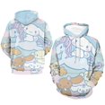 thumbnail image 4 of CINNAMOROLL Hoodie with Pocket Anime for Men Women Couple Gift, 4 of 7
