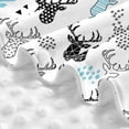 thumbnail image 5 of Car Seat Cover Baby - Winter Art Blue and Black Moose Breathable Infant Car Seat Cover for Baby Carseat, Lightweight Comfort Baby Essentials Must Haves Newborn Stuff for Girl Boy, 5 of 7