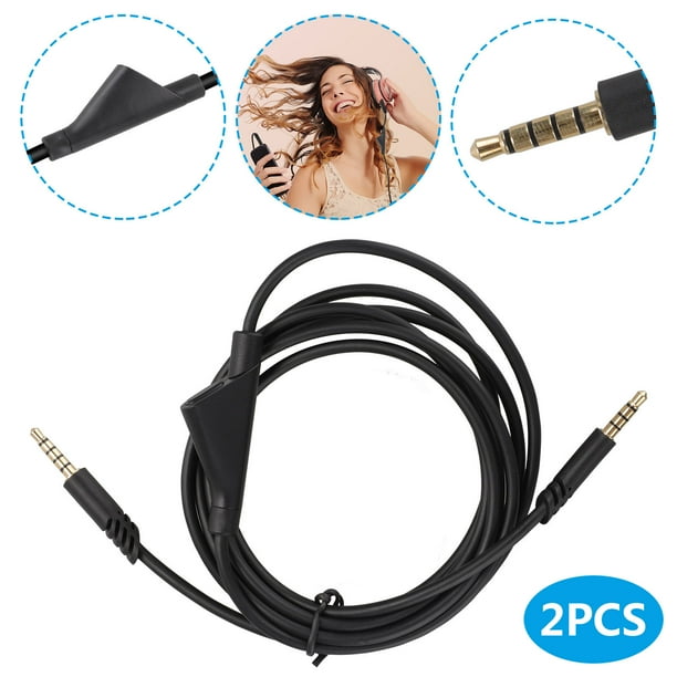 Tsv 6 5ft Replacement Audio Talkback Chat Cable Cord Fits For Astro A10 0 Gaming Headset With Mute And Volume Control Button Compatible With Playstation 4 Ps4 Pc Gaming And Smartphone Walmart Com